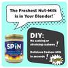 Wilderness Poets SPiN, Organic Cashew Cream and Milk Concentrate (Unsweetened) - Make Cashew Milk, Cashew Cream, Non-Dairy Creamer for Coffee, Tea, Lattes, Smoothies and Vegan Desserts (640 Ounce - 40 Pound) view 3