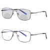 laureles Fashion Photochromic Bifocal Reading Glasses Mens Business Metal Frame Photochromatic Eyewear Male (C1, 2.25, multiplier_x) view 1