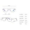 laureles Fashion Photochromic Bifocal Reading Glasses Mens Business Metal Frame Photochromatic Eyewear Male (C1, 2.25, multiplier_x) view 4