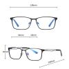 Transition Photochromic Bifocal Reading Glasses for Mens and Womens,Square Clear UV Protection Sunglasses Readers 0~+4.0 (blue, 1.25 x) view 4