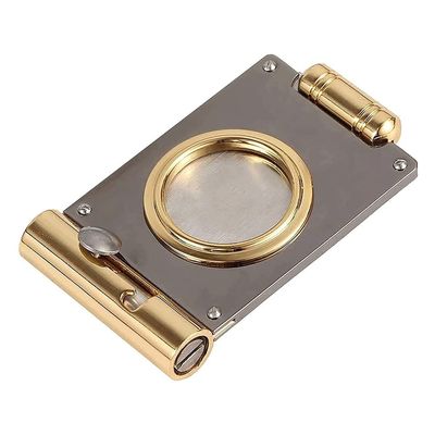 OJOINK Cigar Cutter, Cigar Cutter Stainless Steel Double Blade Cigar Accessories for Cigars