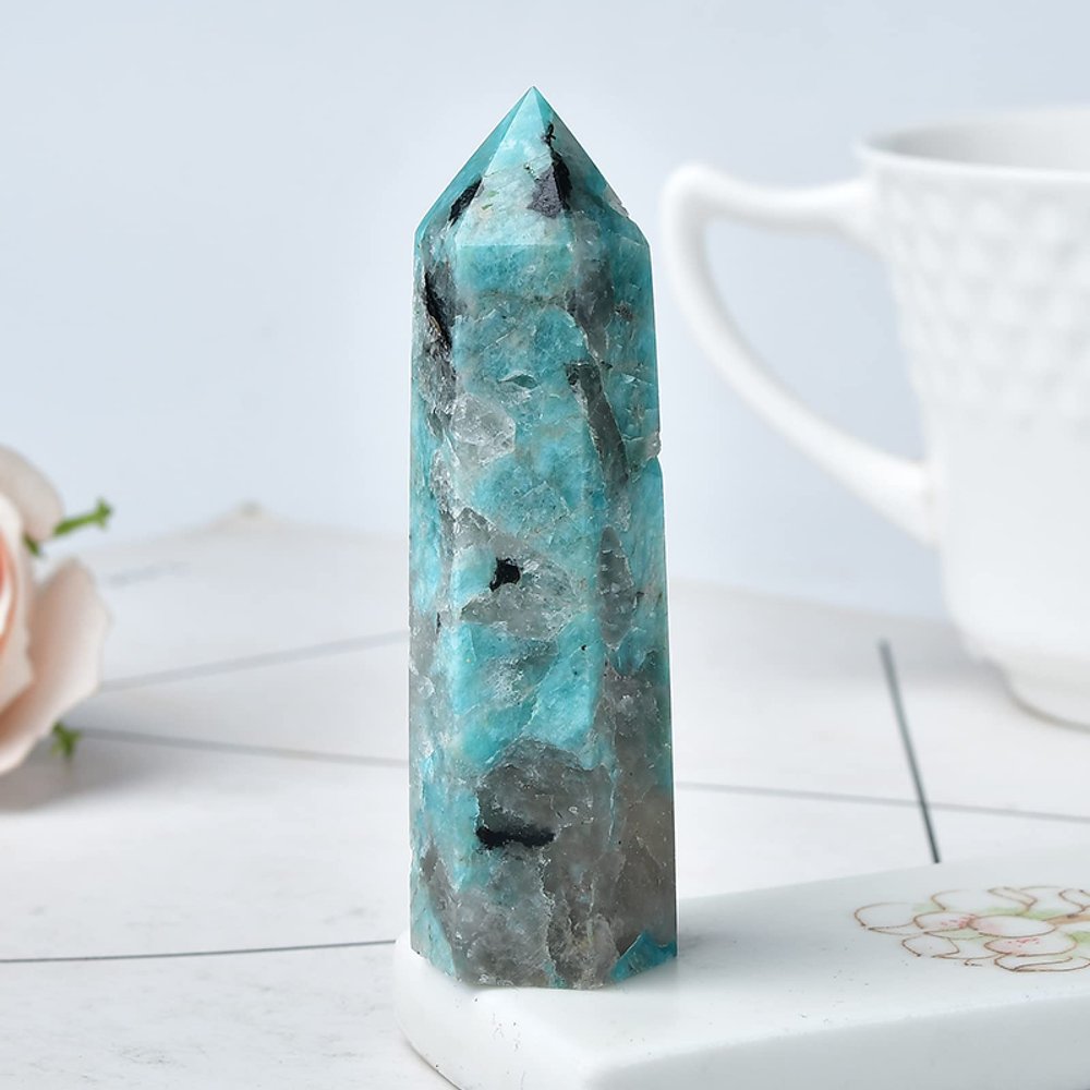 1PC Natural and Smoky Quartz Symbiotic Crystal Point Stone Ornament Home Decor Stone,Symbiotic Crystal,60-70mm