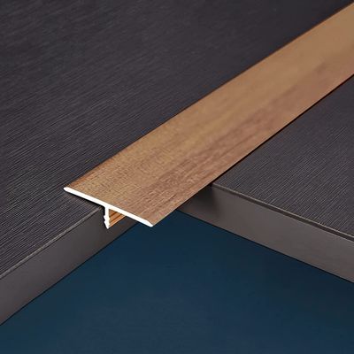 T Molding Floor Transition Strip Laminate,Flat Carpet Trim/Aluminum Threshold Strips Self Adhesive,Wide 33mm Door Ramp with Wood Effect(Color:B,Size:Length 115cm(45.3in))