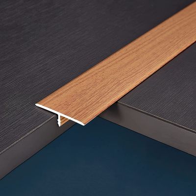 T Molding Floor Transition Strip Laminate,Flat Carpet Trim/Aluminum Threshold Strips Self Adhesive,Wide 33mm Door Ramp with Wood Effect(Color:C,Size:Length 100cm(39.4in))