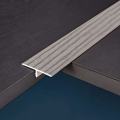 T Molding Floor Transition Strip Laminate,Flat Carpet Trim/Aluminum Threshold Strips Self Adhesive,Wide 33mm Door Ramp with Wood Effect(Color:A,Size:Length 115cm(45.3in))