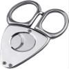 DULASP Double Edge Cigar Krupp Stainless Steel Cigar Scissors Portable Multi-Function Cigar incisive and Smooth view 1