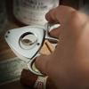 DULASP Double Edge Cigar Krupp Stainless Steel Cigar Scissors Portable Multi-Function Cigar incisive and Smooth view 4