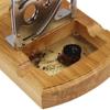 DULASP Table Top Desk Guillotine Cigar CutterDesktop Solid Wood Cigar ScissorsStainless Steel Cigar Cutter view 2