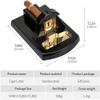 DULASP Desktop Cigar, Luxury Metal Stainless Steel Thicker Guillotine Smooth Exquisite Desktop Cigar Scissors with Gift Box, Black view 4