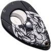 DULASP Cigar Cutter Stainless Steel Guillotine Double Cut Round Head Scissors Sharp Blades Pocket Size Classic Comfortable, Groomsmen Gifts view 1