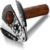 DULASP Cigar Cutter Stainless Steel Guillotine Double Cut Round Head Scissors Sharp Blades Pocket Size Classic Comfortable, Groomsmen Gifts view 3