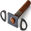 DULASP Cigar Guillotine Double Blade Metal Cigar Clippers Exquisite Stainless Steel Scissors Accessories view 3