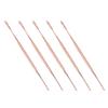Healifty 5pcs Stainless Steel Ear Wax Removal Tools Dual-Head Spring Ear Spoons Ergonomic Cleaning Accessories for Safe and Convenient Use Rose Gold Design view 1