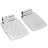 2 Pieces Wheelchair Footplate, Wheelchair Footplate Pedal Texture, Wheelchairs Universal Foot Replacement Footrest Assembly for Health Pedal Wheelchair Parts Equipment view 3