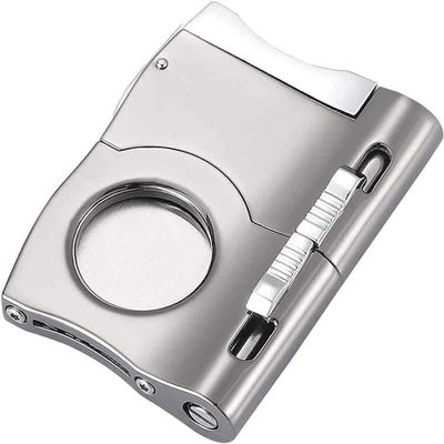 DULASP Cigar Cutter,Stainless Steel Blades Guillotine Cigar Accessories, Sharp Cigar Clipper Scissors, Cigars Gift Set for Men Birthday Gifts