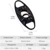 DULASP Cigar Stainless Steel Double Blade Guillotine Scissors, Pocket Size Smoke Knife Exquisite Engraving Patt view 4