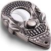 DULASP Cigar Cutter Stainless Steel Sharp Cigar Scissors with Knife Set, Precise Perfect Cut for Cigar The Best Gifts for Men (Color : Silver) view 1