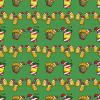 Funny Weird Fast Food Chicken Nugget Gift Wrap Thick Wrapping Paper Christmas Holiday Party Decor (12 foot x 30 inch roll) view 1