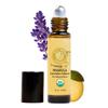 Silk Road Organic Marula Oil & Lavender Essential Oil Roll On, USDA Certified - Deep Hydration for Nails, Hair, Feet, Face, Body - 10 ml Aromatherapy Roller view 1