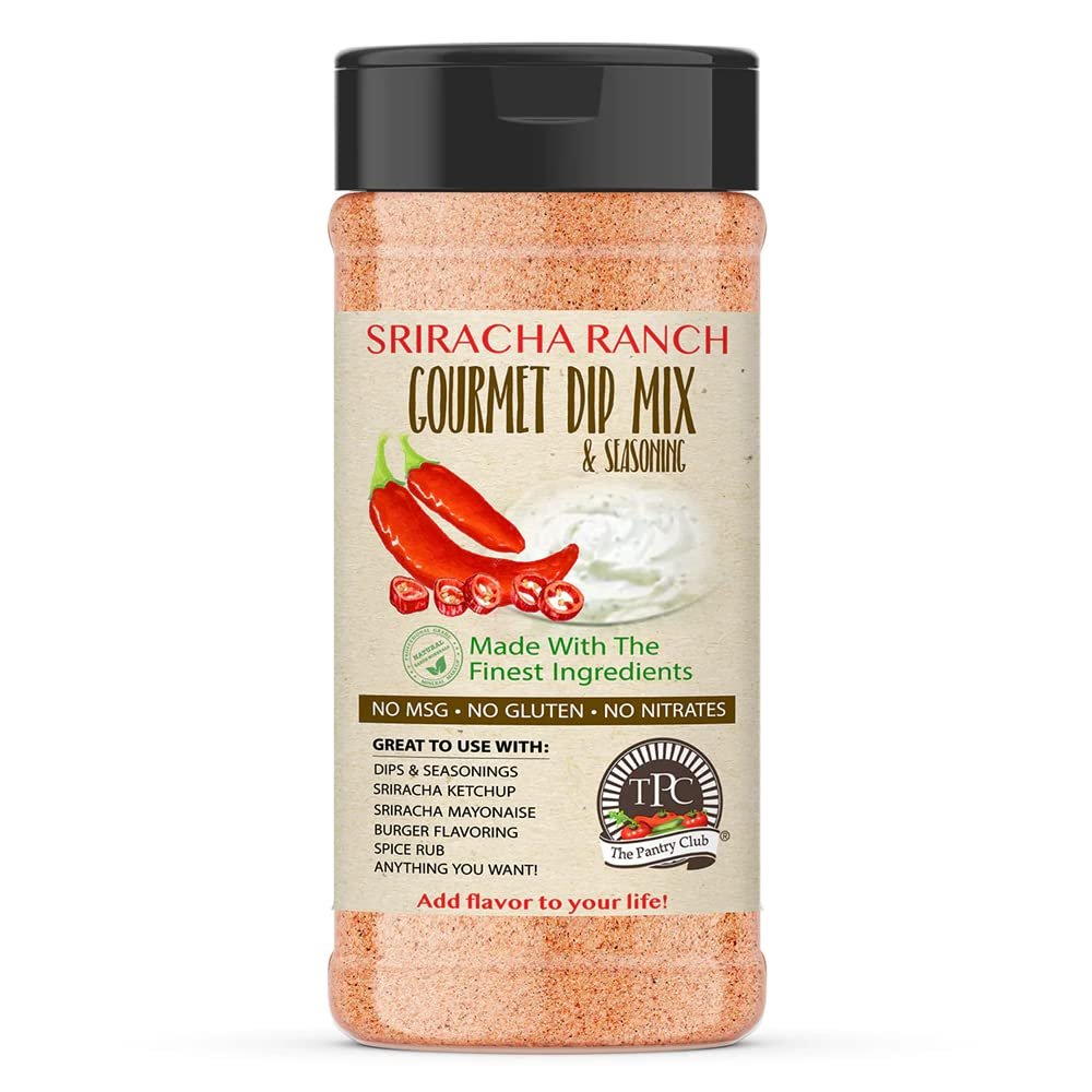 THE PANTRY CLUB TPC SRIRACHA RANCH - GOURMET DIP MIX (10.8OZ BULK JAR)