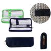 2Pcs Insulin Travel Case Diabetic Medication Organizer Bag - Navy & Green view 3