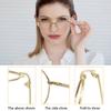 FERCAISH 1 Pair Eyeglass Replacement Arm, Universal Sunglasses Arm Legs Arm Replacement - Metal Glasses Replacement Temple for Sunglasses Eyewear Eyeglasses Repair(Gold) view 3