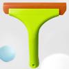 Long Handle Soft Flexible Silicone Squeegee Auto Water Wiper Blade for Shower Glass Door,Window,Windshield,Mirror,Bathroom(7.5'') view 4