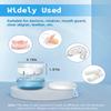 Denture Bath Case, Denture Cup, Leak Proof Portable Retainer Case, Denture Cleaning Kit with Cleaner Brush, Denture Box with Strainer & Mirror, Denture Case for Aligner Retainer Mouth Guard (Blue) view 3