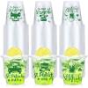 120 Pcs St Patrick's Day Shamrock Cups Happy St Patrick's Day Disposable Clear Plastic Cups St Patricks Day Party Plastic Cups Home Party Drinking Cups Green Plastic Cups for Party Decoration (12 oz) view 1