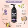 Organic - Lavender Floral Edible Full Body Massage Oil - Relaxing, Calming | No Stain & Non-Sticky |with Fractionated Coconut Oil, Orange Blossom & Lavender Oil - 8.45 Fl Oz view 3