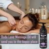 Organic - Lavender Floral Edible Full Body Massage Oil - Relaxing, Calming | No Stain & Non-Sticky |with Fractionated Coconut Oil, Orange Blossom & Lavender Oil - 8.45 Fl Oz view 4