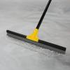 Floor Squeegee for Concrete and Tile Cleaning, 24'' Rubber Wiper Broom, Large Heavy Duty Water Scraper with 60'' Long Handle for Garage, Deck, Bathroom, Shower Glass, Window view 3