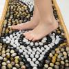 Fardtry Pebbles Massage Mat, Reflexology Foot Massagers, Foot Pain Relief Massage Rock Pad, Relaxation Gifts for Parents or Friends (60"15.7") view 2