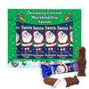 Santa and Snowman Shaped Chocolate Covered Marshmallows, Christmas 2023 Individually Wrapped Candies, Pack of 2, 10 Pieces view 3