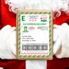 15 Elf Express Delivery Mail Shipping Labels from The North Pole Gift Tag 5 x 7" Early of Late Arrival Package or Surprise Gift from Santa Clause Fun Magical Holiday Tradition view 3