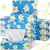 Yinder 12 Packs Facial Tissue Boxes 1560 Sheets Soft Facial Tissue Bulk for Teacher Classroom Spring 2 Ply 130 Sheets Disposable Travel Tissues Bulk for Weeding Car Household Kitchen(Beautiful Lily) view 1