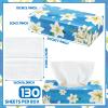 Yinder 12 Packs Facial Tissue Boxes 1560 Sheets Soft Facial Tissue Bulk for Teacher Classroom Spring 2 Ply 130 Sheets Disposable Travel Tissues Bulk for Weeding Car Household Kitchen(Beautiful Lily) view 3