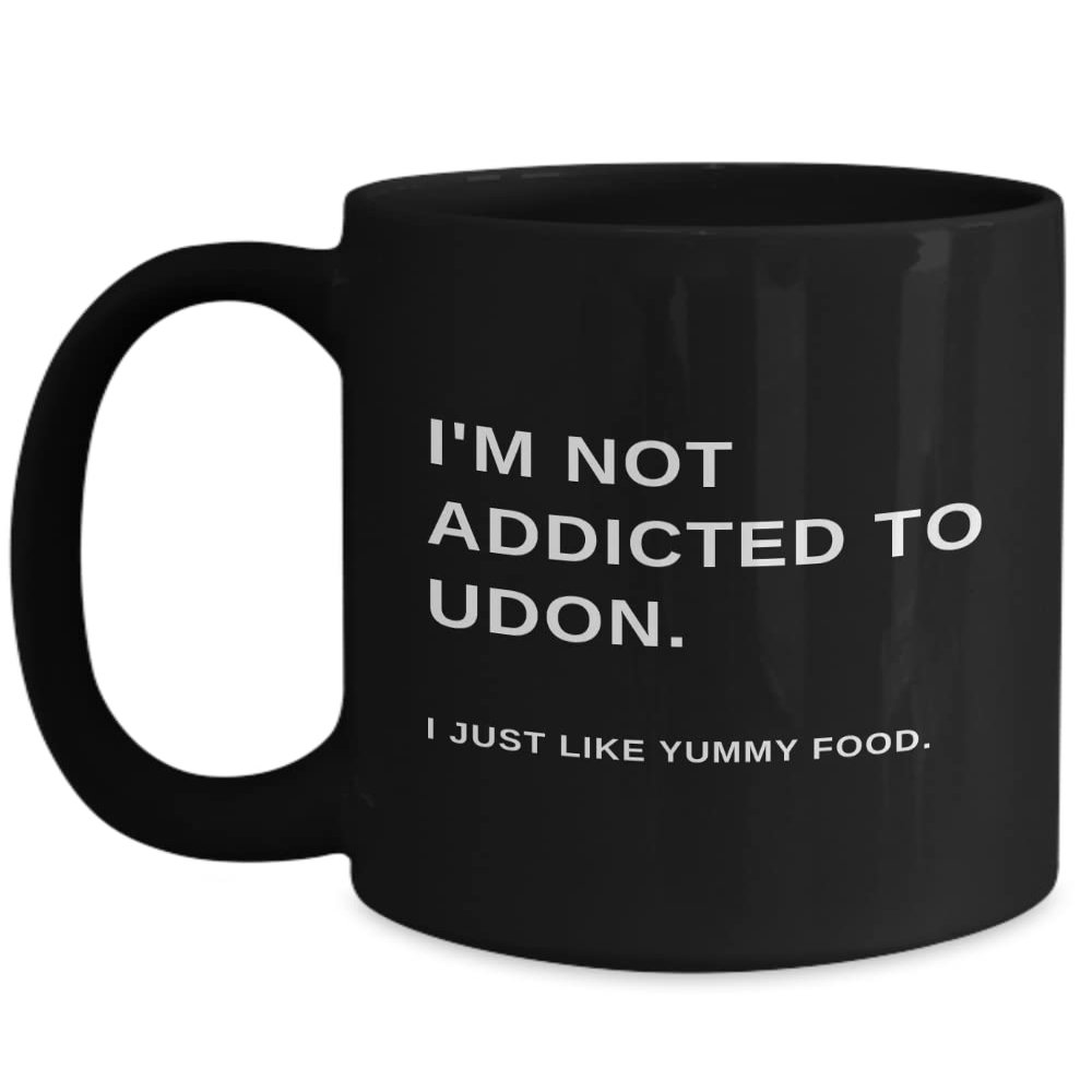 Udon mug, gifts for foodies, japanese food lover, udon christmas present, udon noodles, kake udon, udon coffee cup