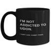 Udon mug, gifts for foodies, japanese food lover, udon christmas present, udon noodles, kake udon, udon coffee cup view 1