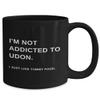 Udon mug, gifts for foodies, japanese food lover, udon christmas present, udon noodles, kake udon, udon coffee cup view 2