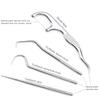 Toothpicks Pocket Set, Dental Floss Picks Kit Reusable, Stainless Steel Teeth Cleaning Tools, Tooth Picker Oral Hygiene Travel (2 Set) view 3