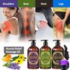 Valentines Day Gifts for Him Her,Massage Oil for Massage Therapy,3 Pack Cellulite,Sore Muscle & Lavender Massage Body Oil & Ginger Oil Lymphatic Drainage with Massage Ball,Galentines Gifts view 4