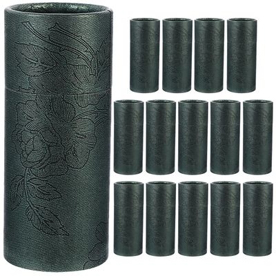 GLEAVI 15pcs Present Box Essential Oil Bottle Packaging Box with Lid Portable Storage Tube for Tea Leaf Incense Sticks Multipurpose Paper Container
