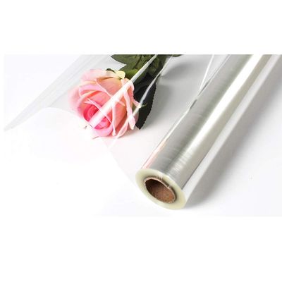 MAGICLULU 1roll Clear Cellophane Wrap for Flower Bouquet Baskets Transparent Packaging Material for Present Wrapping Protects from Moisture and Dirt for Floral Shops and Celebrations