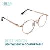 2SeeLife Round Metal Wire Rimmed Reading Glasses for Men & Women  MediumWide Fit, Durable, Spring Hinges, Premium Readers, Gold, +0.50 view 2