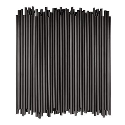 Armrouns 100 Pack Plastic Straws, 10 inch Long Disposable Straw individually wrapped. (10 inch)