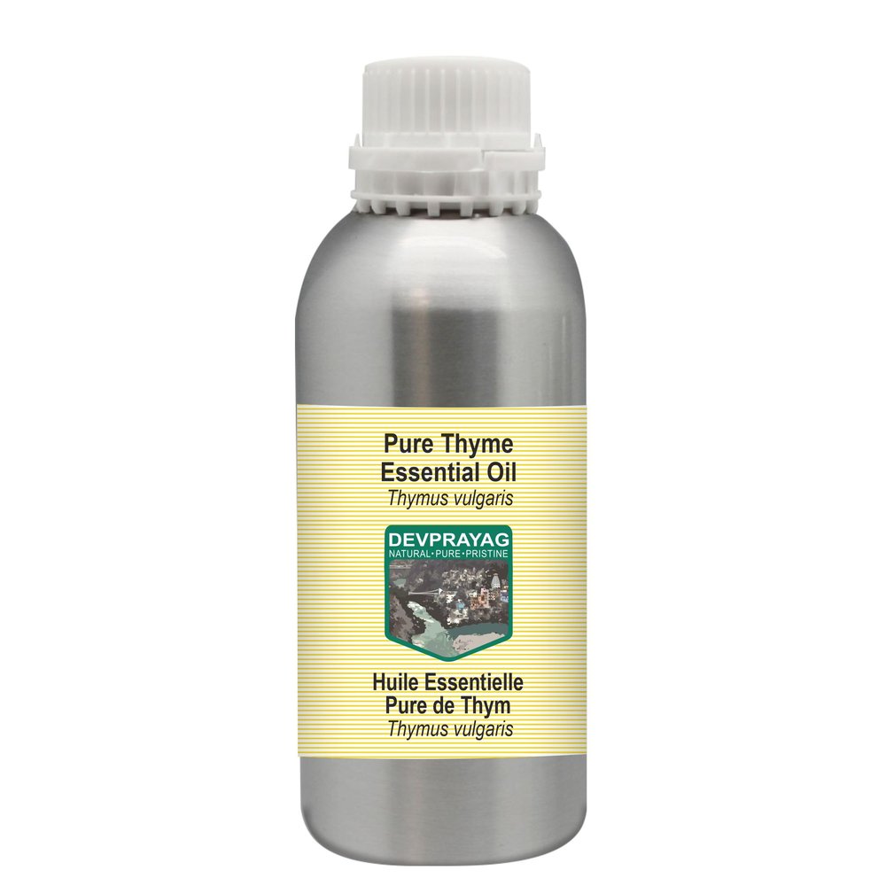Devprayag Pure Thyme Essential Oil (Thymus vulgaris) Steam Distilled 1250ml (42 oz)