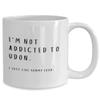 Udon mug, gifts for foodies, japanese food lover, udon christmas present, udon noodles, kake udon, udon coffee cup view 2