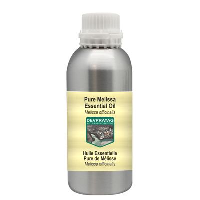 Devprayag Pure Melissa Essential Oil (Melissa officinalis) Steam Distilled 1250ml (42 oz)