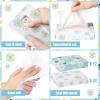Yinder 24 Packs 960 Sheets Tissue Cube Car Facial Boxes Disposable Facial Travel Tissues Holder Soft Watercolor Boxes 2 Ply 40 Sheets for Wedding Household Car Kitchen Bathroom(Fresh Daisy) view 4